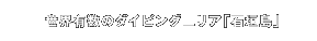 世界有数のダイビングエリア「石垣島」